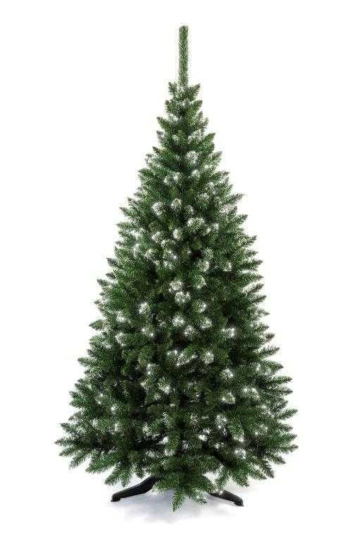 Choinka sztuczna CRISTAL ŚWIERK 220 cm ze stojakiem PREMIUM