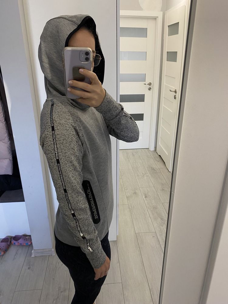 Bluza Superdry Core Gym Tech Taped Funnel Hoodie r.S