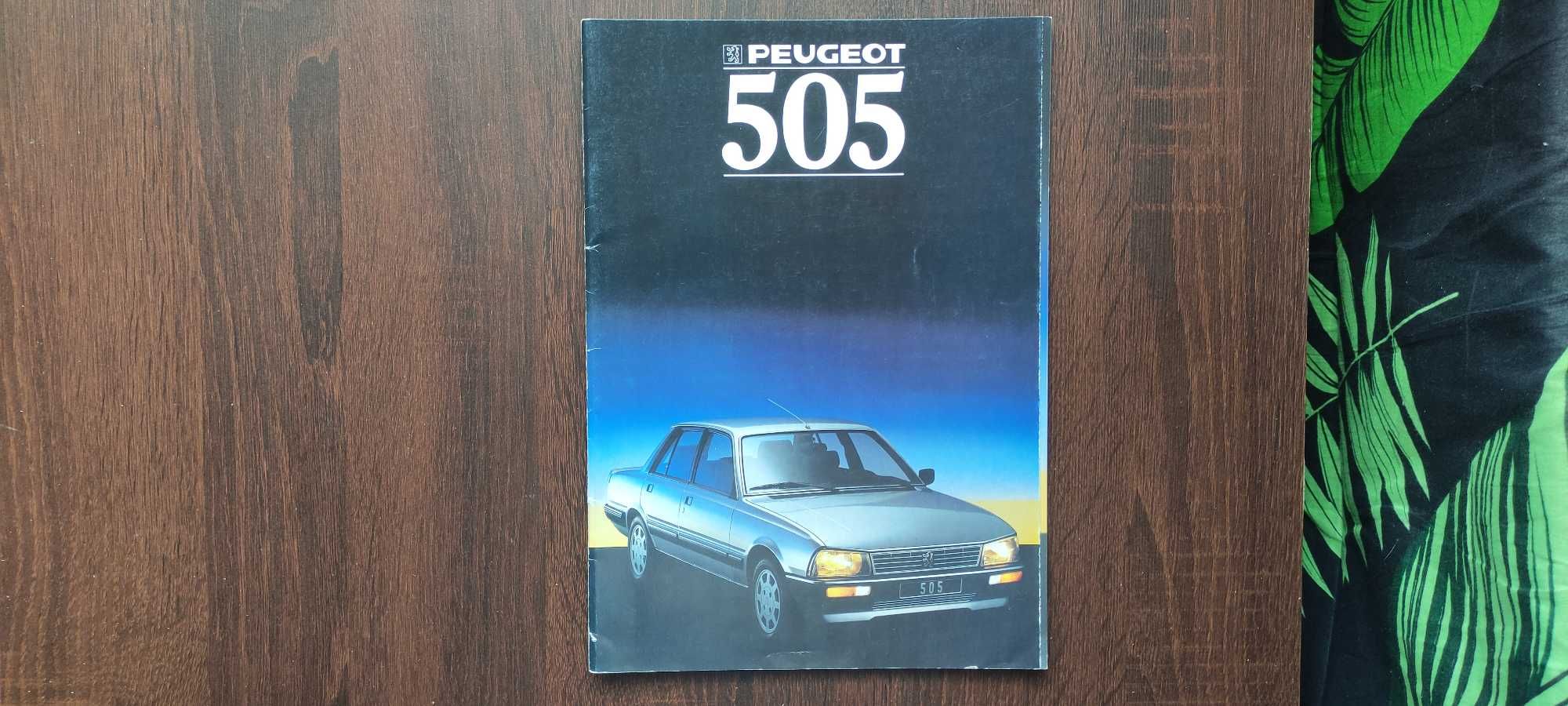 Prospekt Peugeot 505