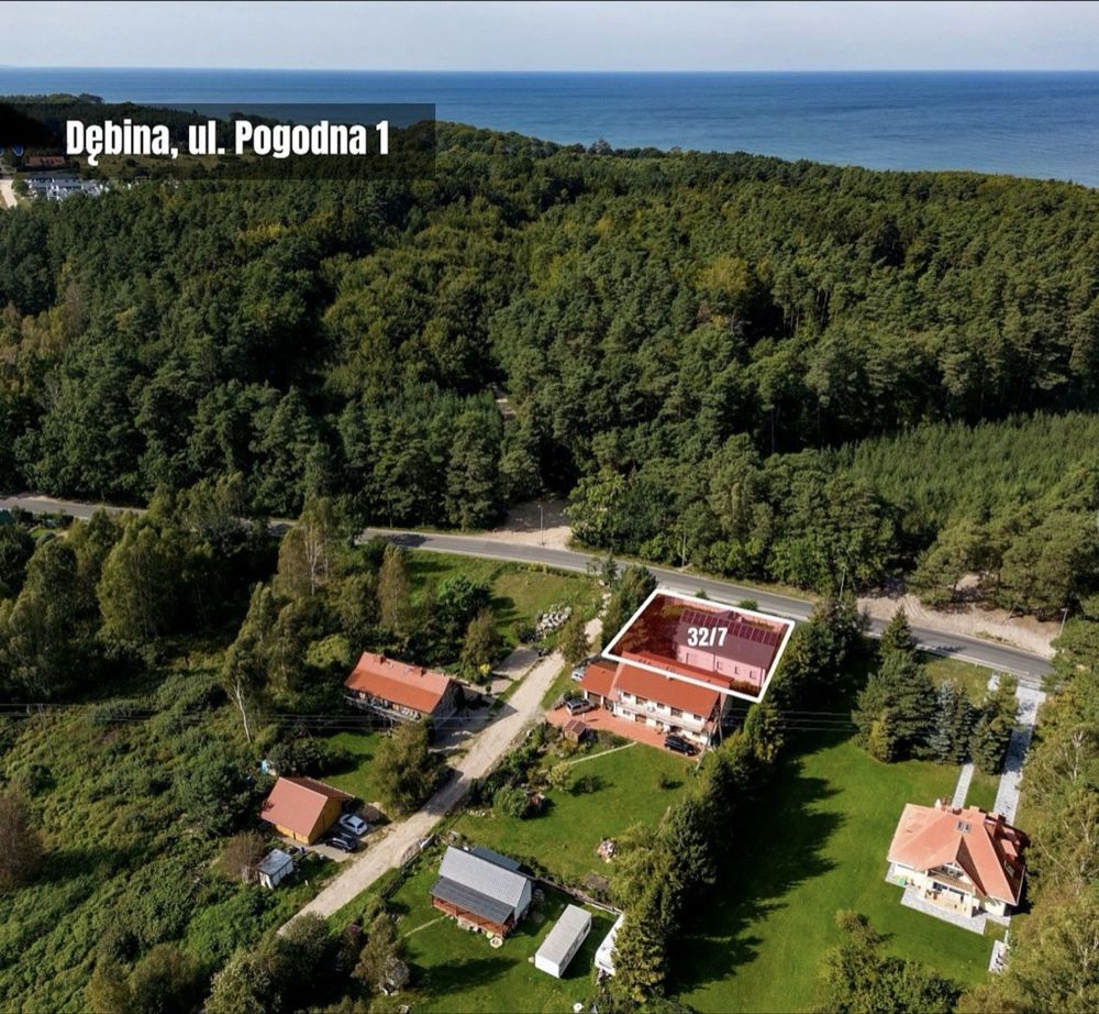 Nowy Dom mieszkalny nad morzem ,400 m od plaży! Dębina gm Ustka