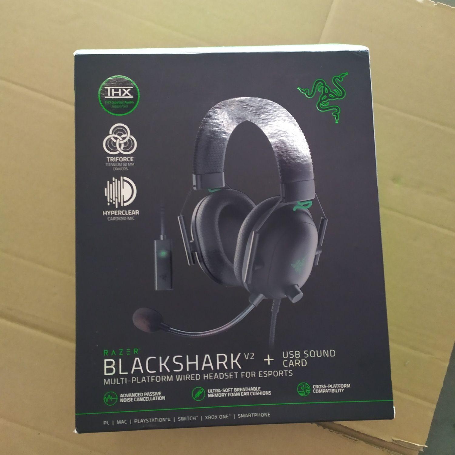 Headset Razer blackshark v2