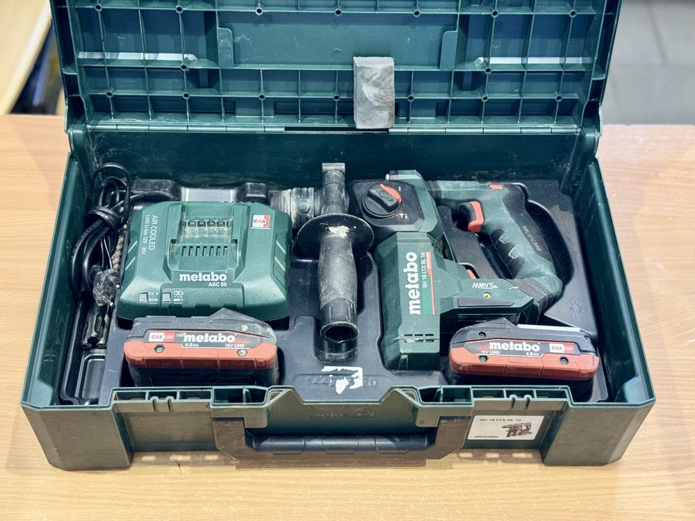 Młotowiertarka Akumulatorowa METABO BH 18 LTX BL 16 + 2x Aku 4.0Ah