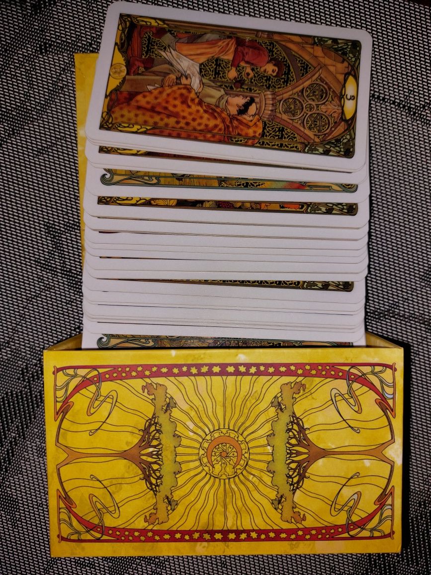 Золотое Таро Ар Нуво (Golden Art Nouveau tarot). Карты. Mystic Silk.