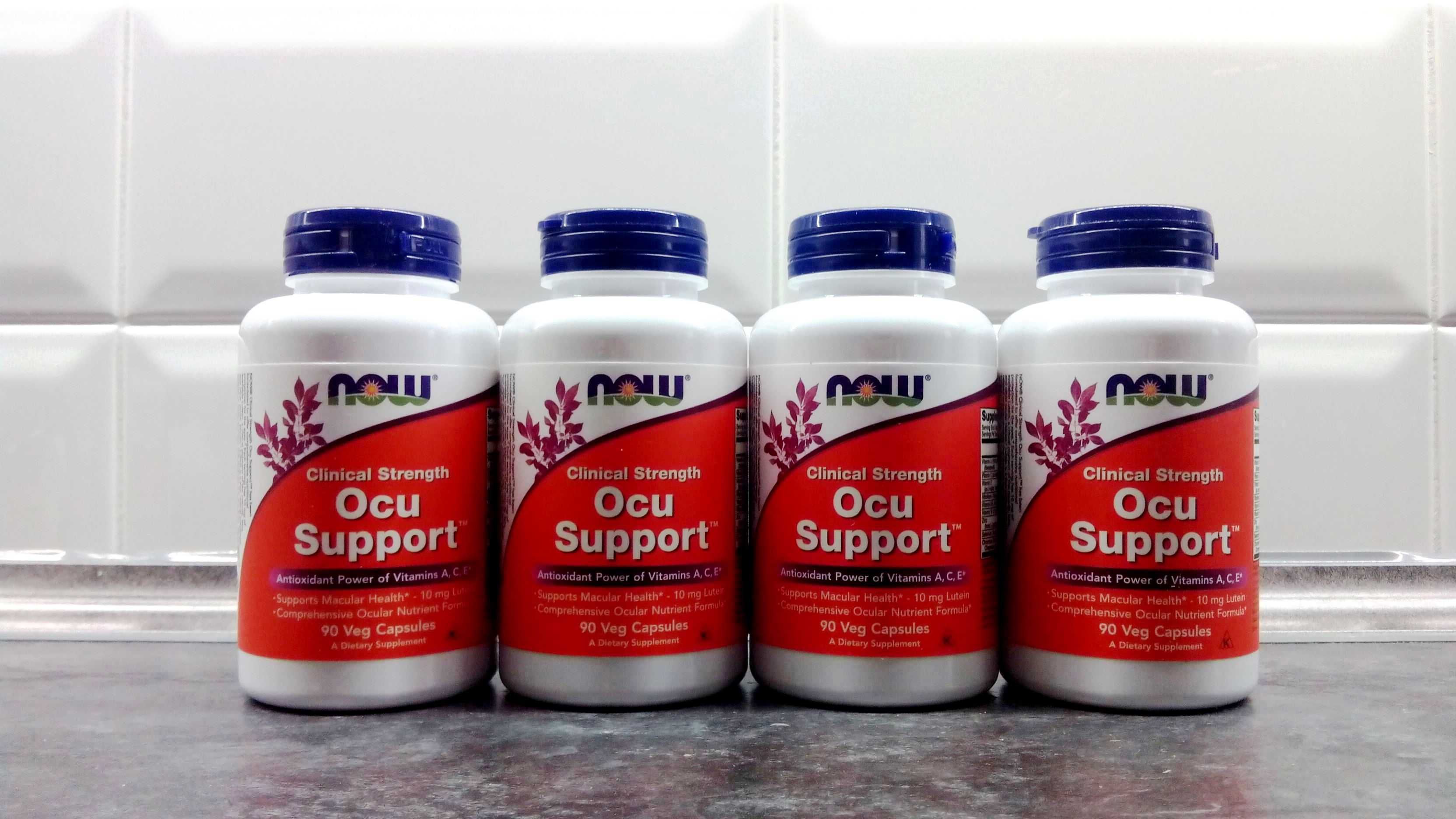 Now Foods, Ocu Support (90 капс.), витамины для зрения, для зору