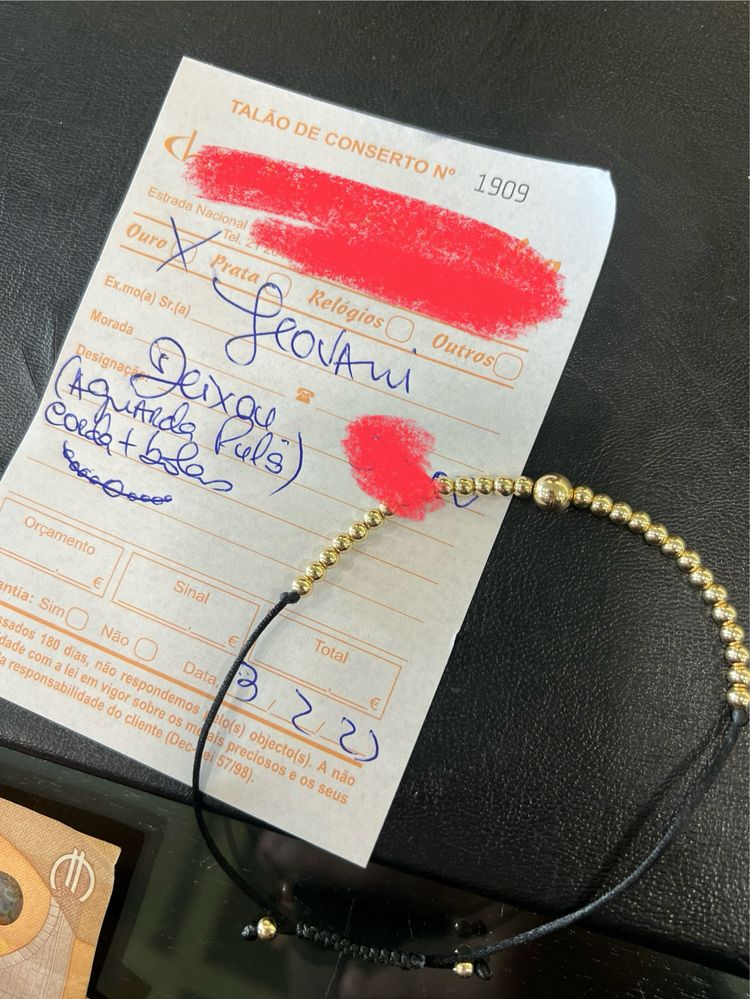Pulseira de ouro