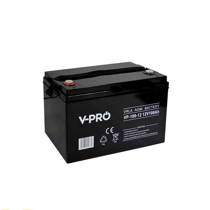 Акумулятор для ДБЖ Volt Polska VPRO 100 Ah 12V AGM VRLA (6AKUAGM100)