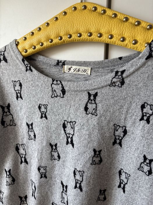 Bluzka sweter buldog grancuski M