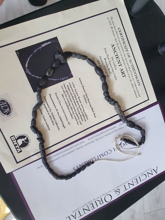 Starożytny łańcuszek rzym szkło