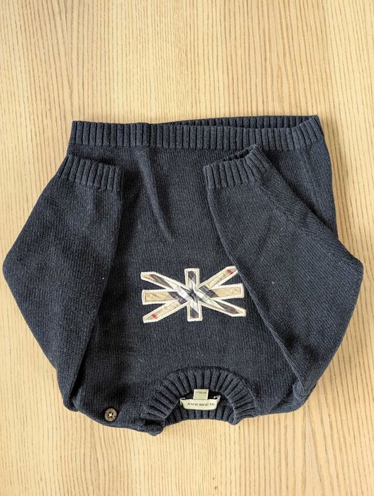 Sweterek Burberry 86 cm wełniany