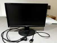 Monitor LG 20” com cabo.