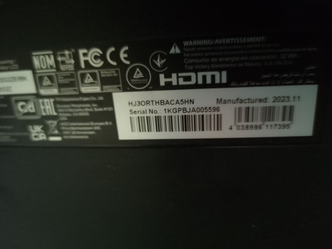 Monitor Gaming AOC 32  mais colunas Logitech 2.1