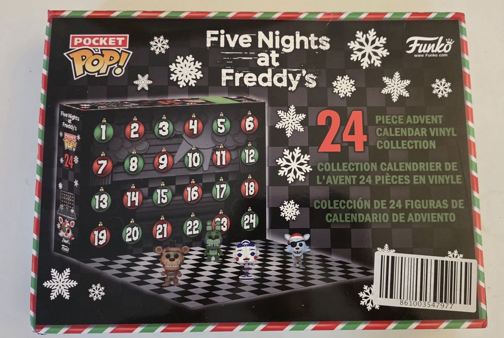 Calendário Advento Natal FUNKO POP Five Nights at Freddys
