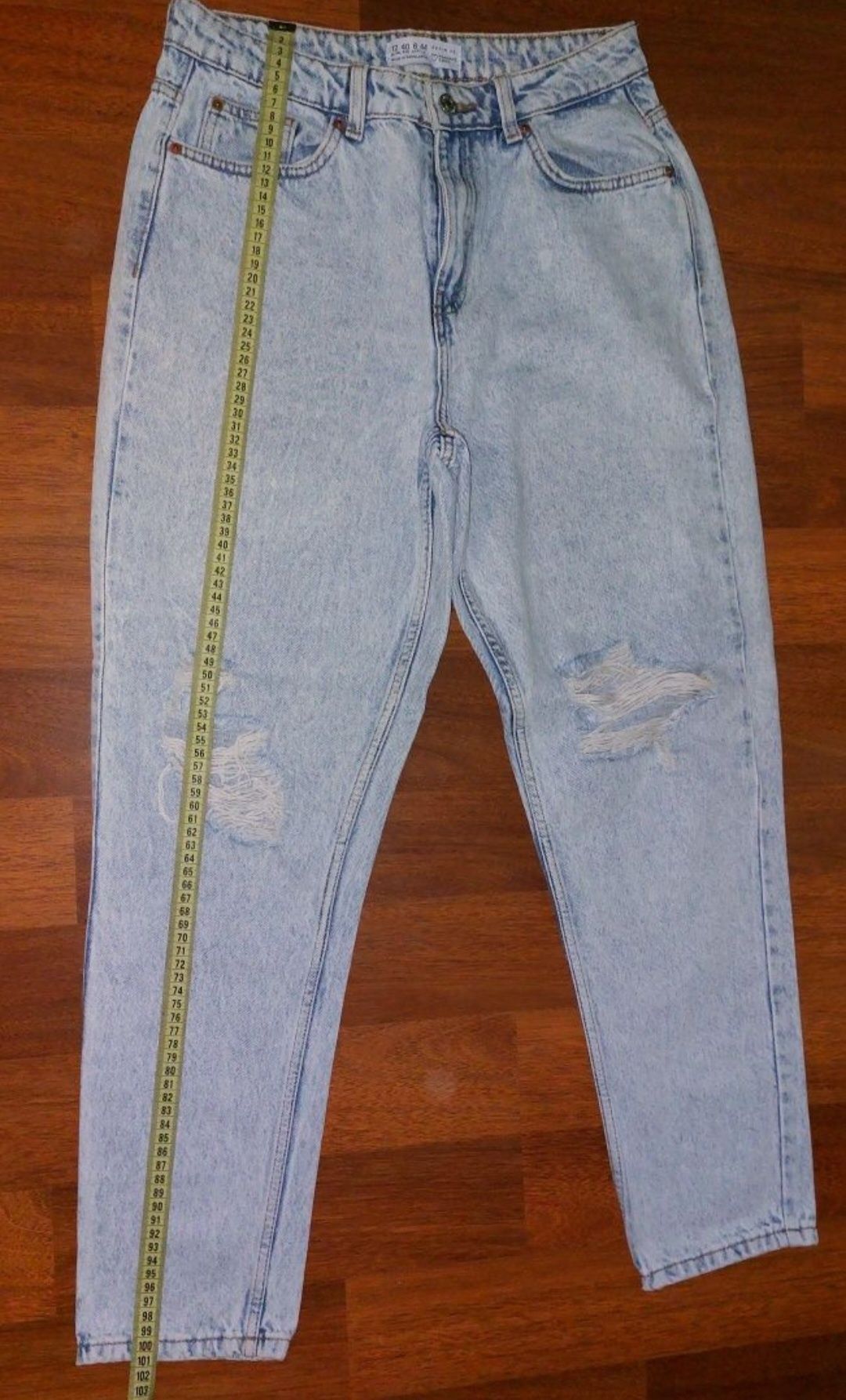 Джинсова куртка H&M, джинси/ боді Primark M 44-46р
