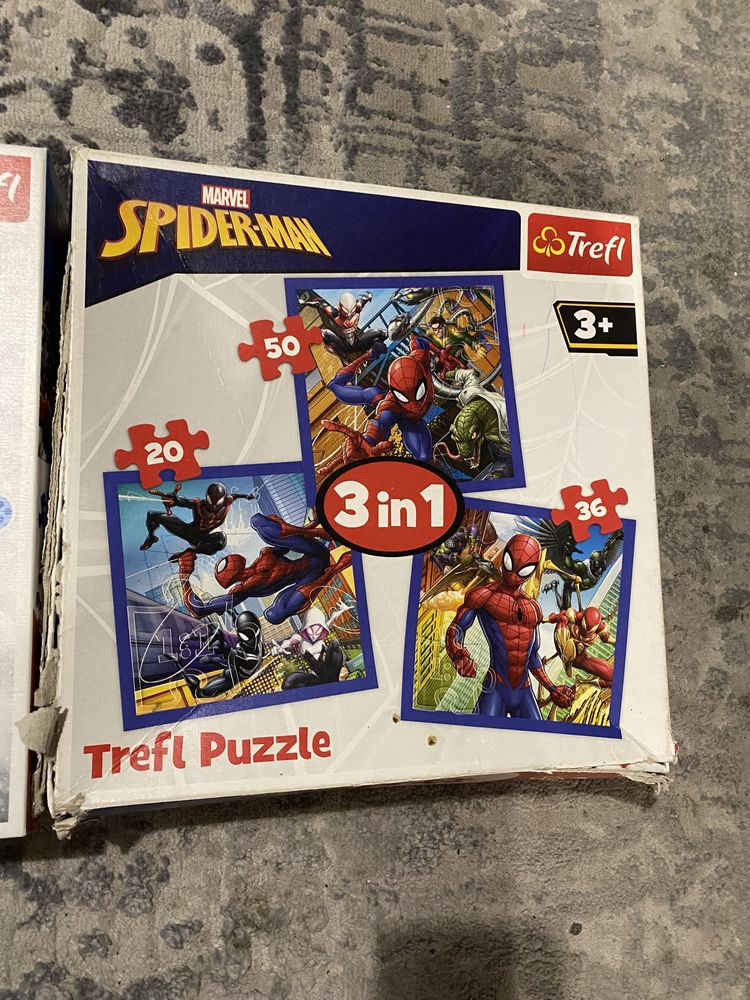 Puzzle avengers 4w1 4+ oraz 3w1 3+