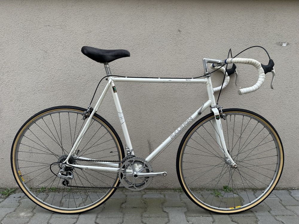 Retro rower szosowy Raleigh Corsa Shimano Golden Arrow Reynolds