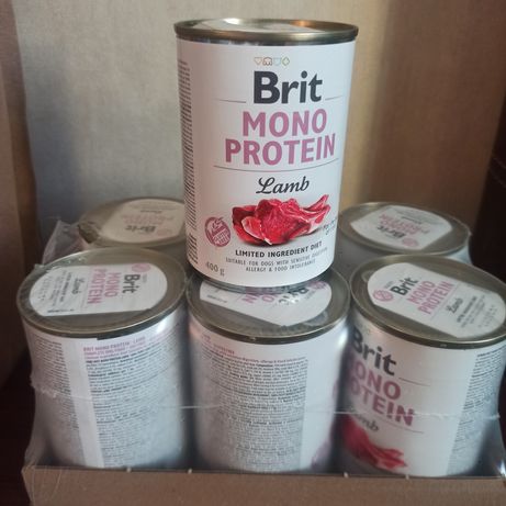 Консервы для собак Brit Mono protein 0,4 кг