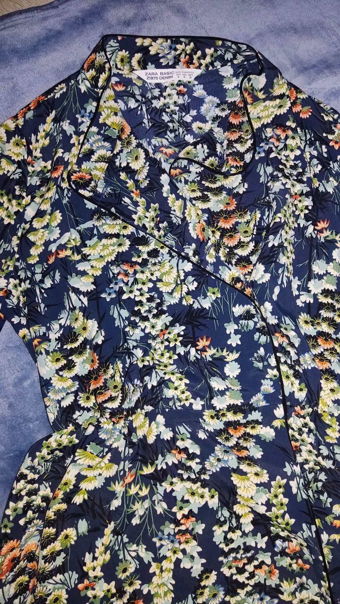 Платье с принтом  ZARA