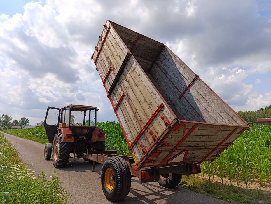 Przyczepa Wywrotka jednoosiowa Fabryczna  5 Ton