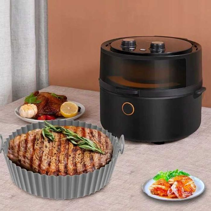 FOREMKA Silikonowa Wkład AIR FRYER Frytkownica BEZTŁUSZCZOWA 16-20cm.