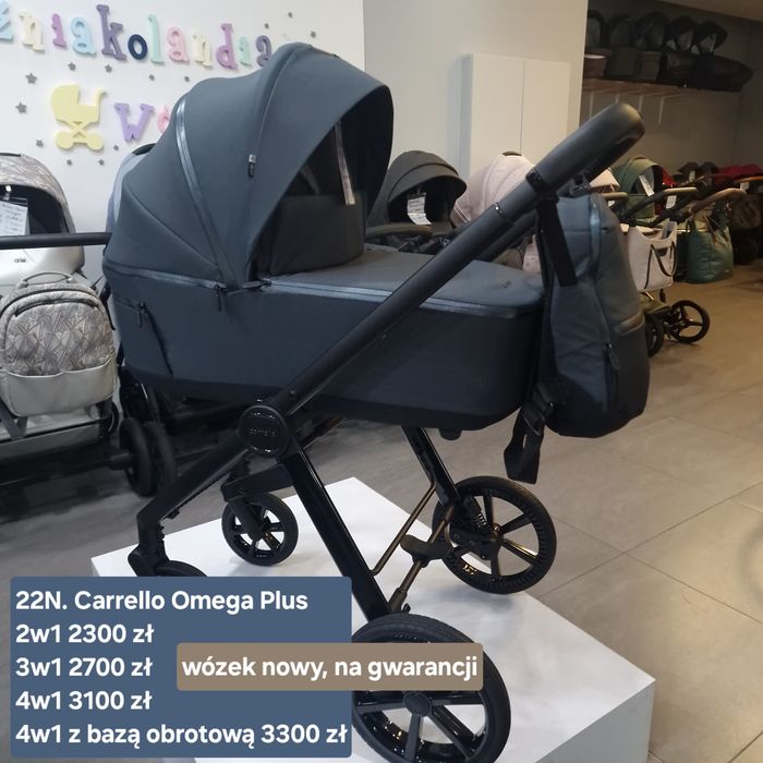 Wózek dziecięcy Carrello Omega Plus 2w1 3w1 4w1 Wysyłka wózkolandia by