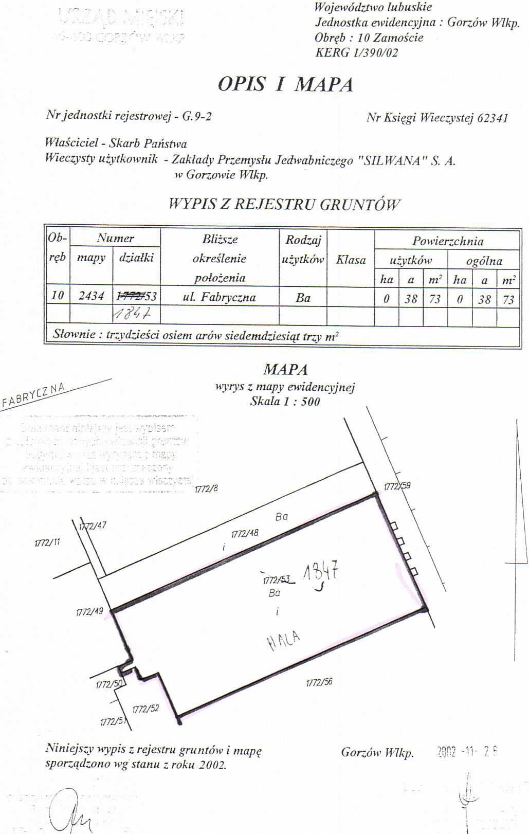 13000m2 w centrum Gorzowa  Place utwardzone Okazja tylko 130 zł za 1m2