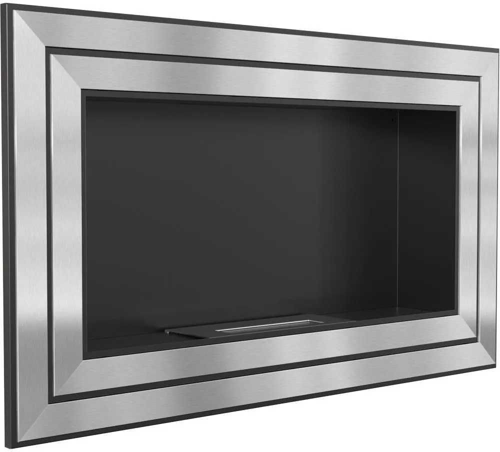 Biokominek JULIET 1100X650 Inox Szlifowany