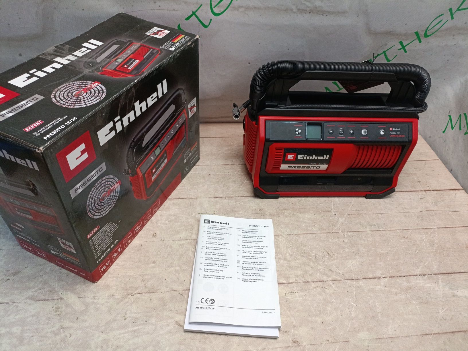 Акумуляторний компресор Einhell PRESSITO 18/25, 18V