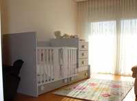 Mobília completa jovem/transformável bebé TRAMA, com colchões