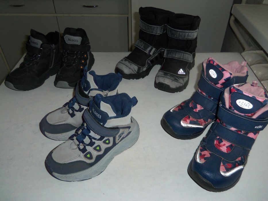 Сапожки, ботинки, хайтопы детские зимние   32р. и 34р.