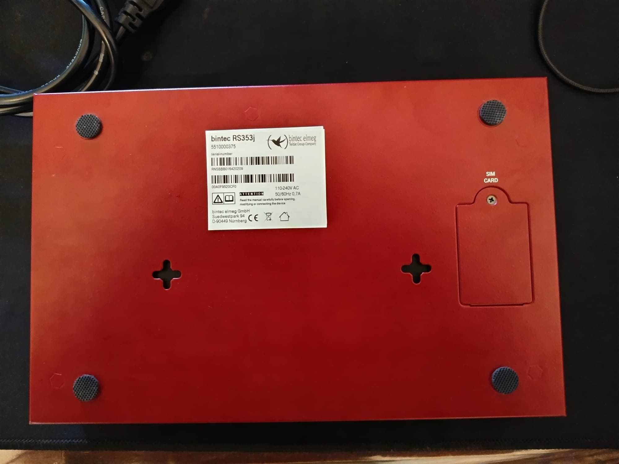 Roteador Profissional BinTec RS353j - VPN, VDSL2/ADSL