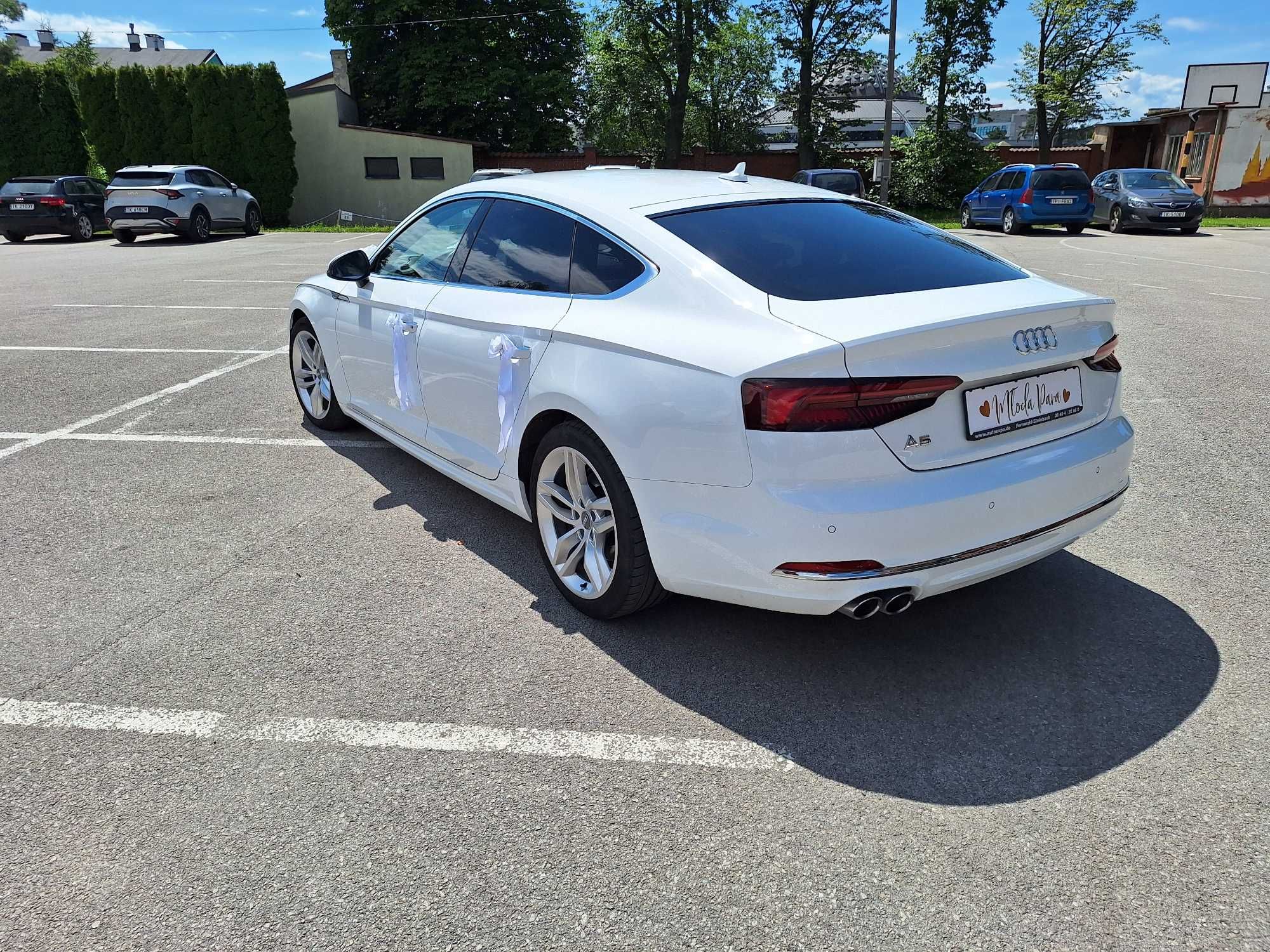 Auto do ślubu / Samochód do ślubu / Białe Audi A5 / Wolne terminy!