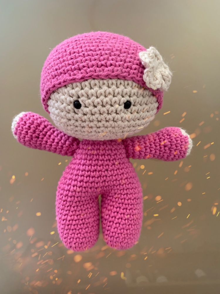 Boneco Yoyo em amigurumi.Optimo companheiro para guardar os sonhos