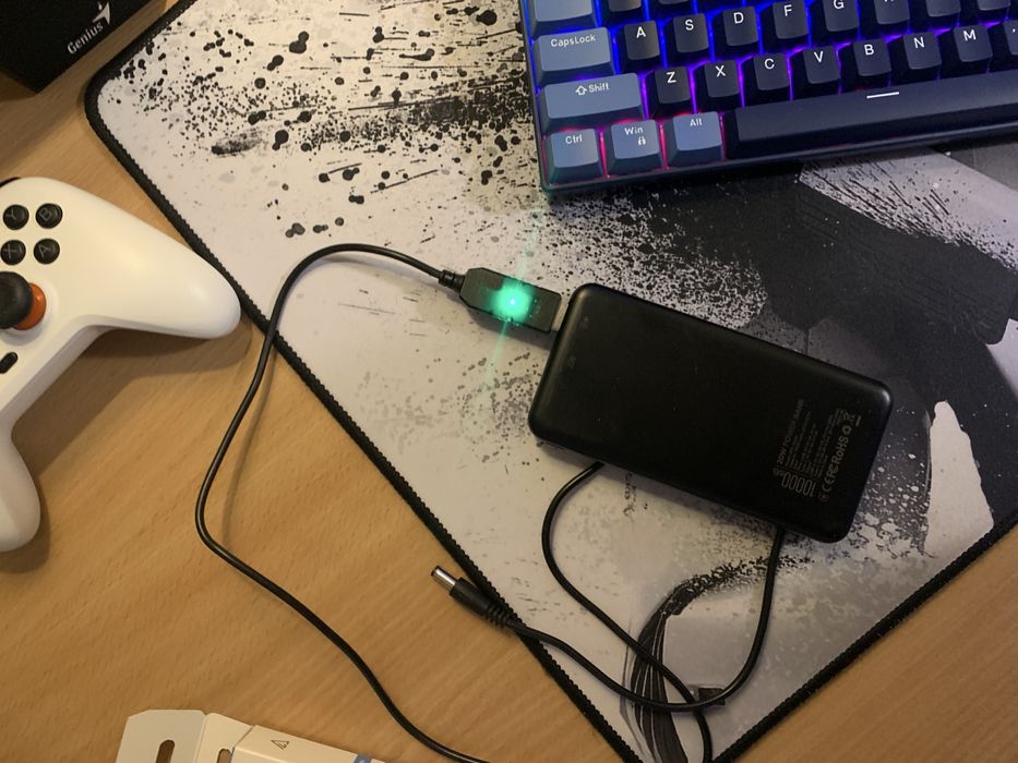 Кабель для роутера від павербанка Acclab USB 5V to 9V DC 5.5х2.5