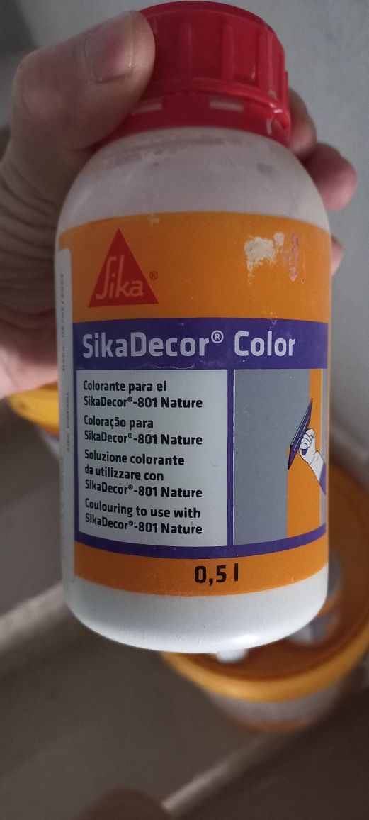 Microcimento pigmento sikadecor color branco/rodio 0,5 LT 446654