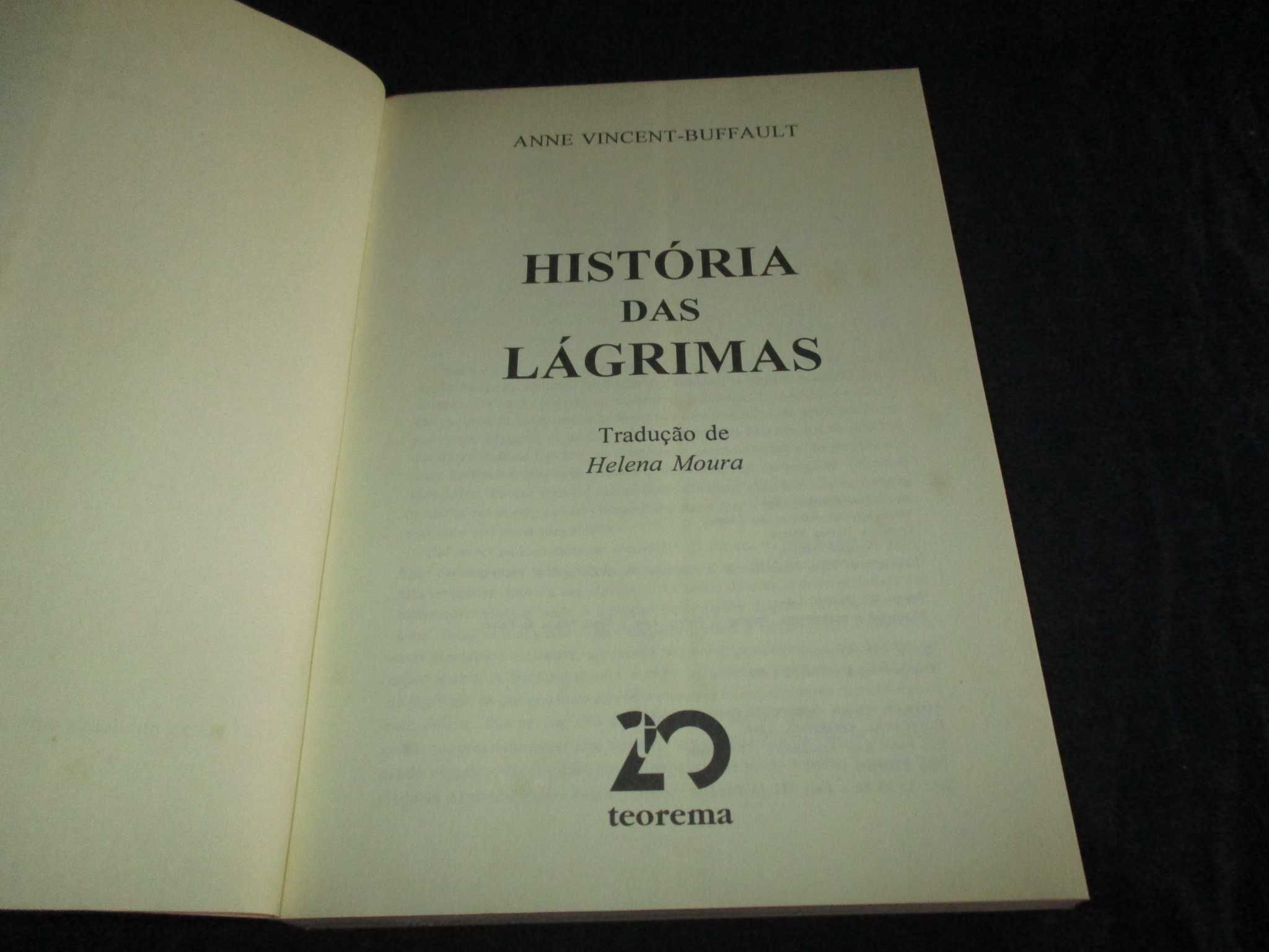 Livro A História das Lágrimas Teorema