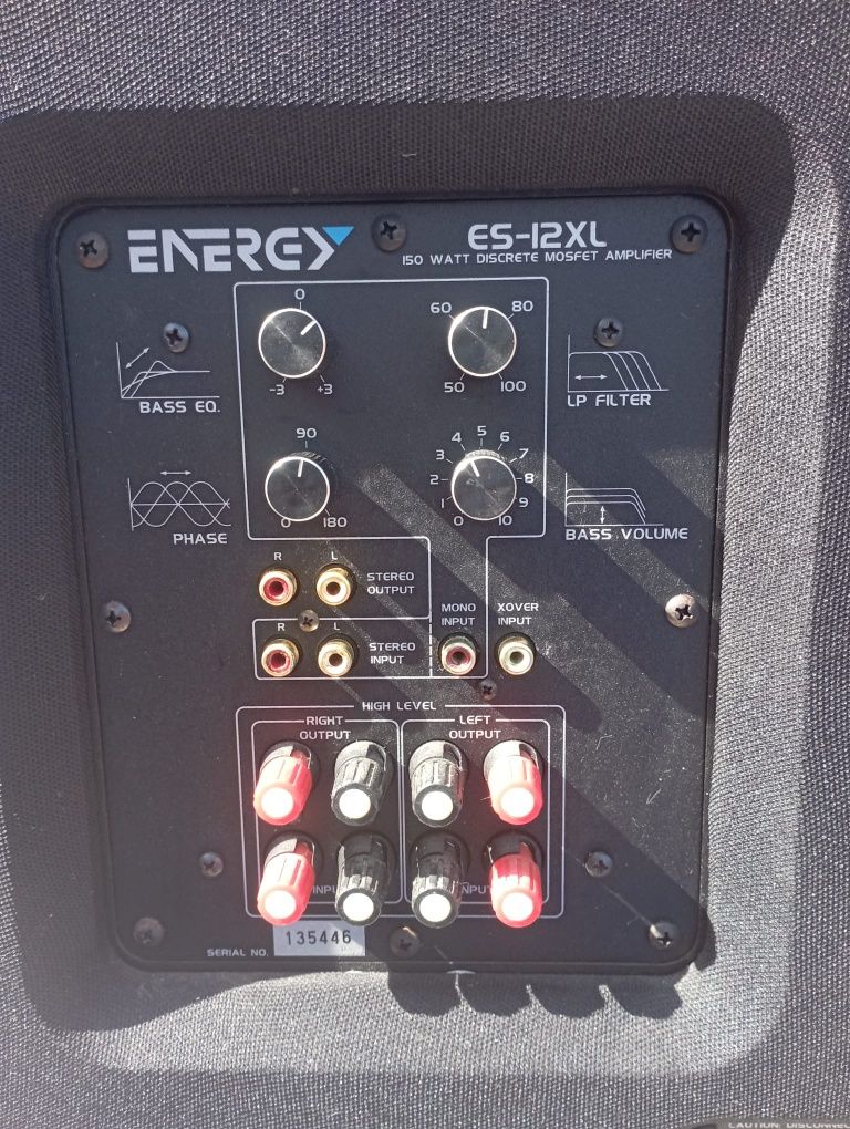 Coluna amplificador enerey ES - 12 XL aceito troca ver descrição