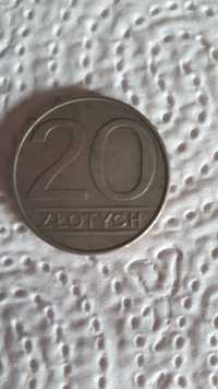 Moneta 20 zł  1986 rok