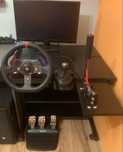 Kierownica Logitech g920 z pedałami, shifter i hydrołapa