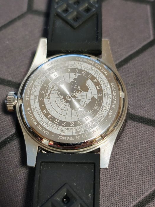 Baltic Aquascaphe GMT Orange z bransoletą BOR