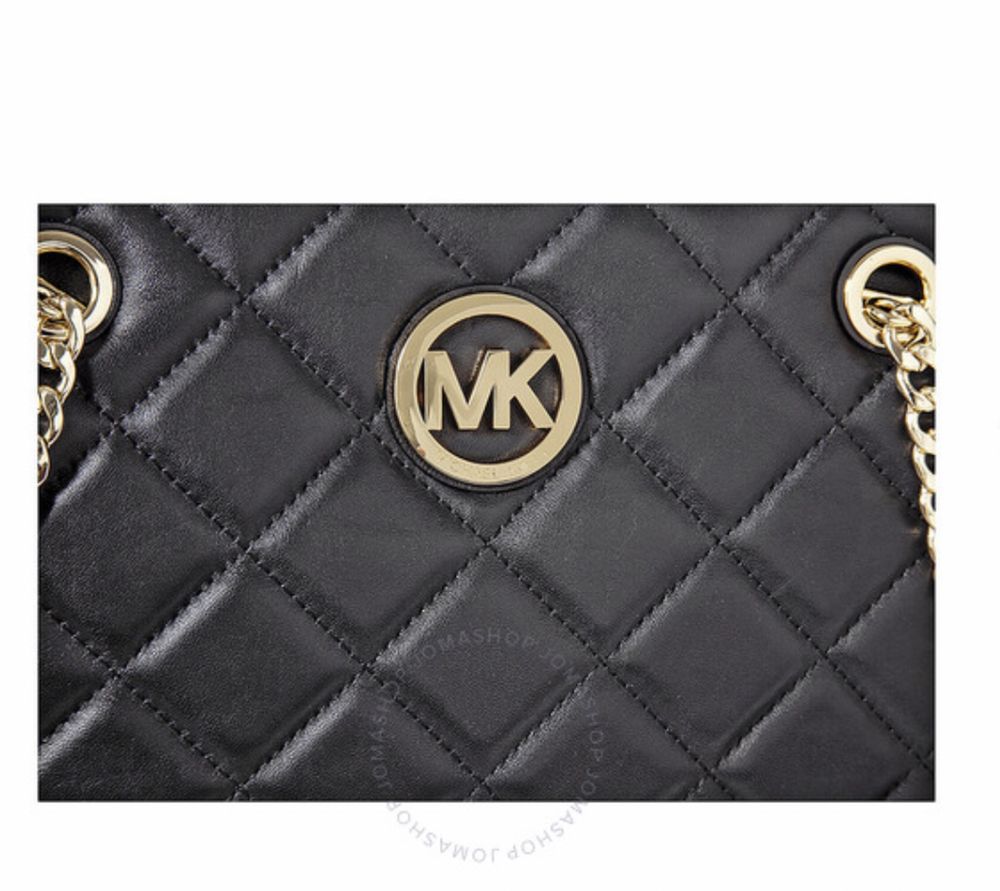 Michael Kors Fulton Large Quilted Tote czarna skóra