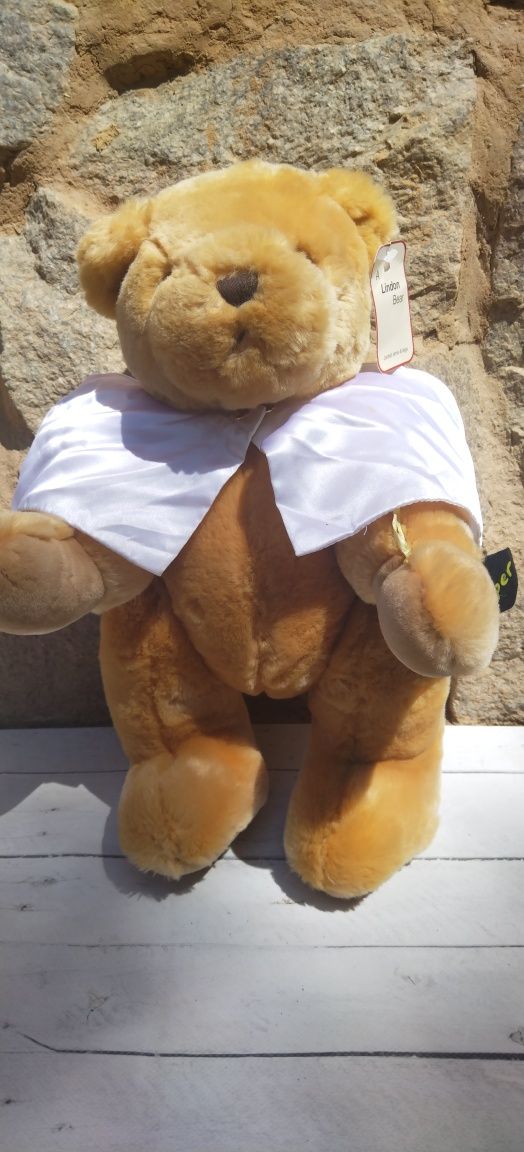 Lindon Bear плюшевый шарнирный медведь. Англия.