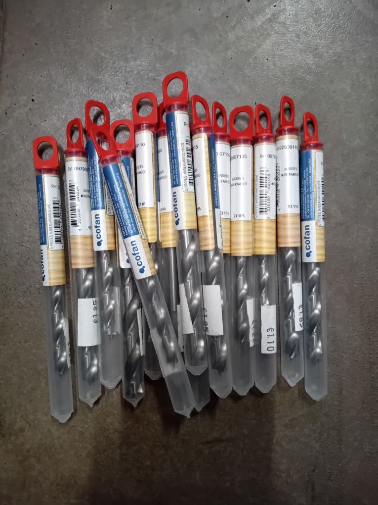 15 brocas para madeira