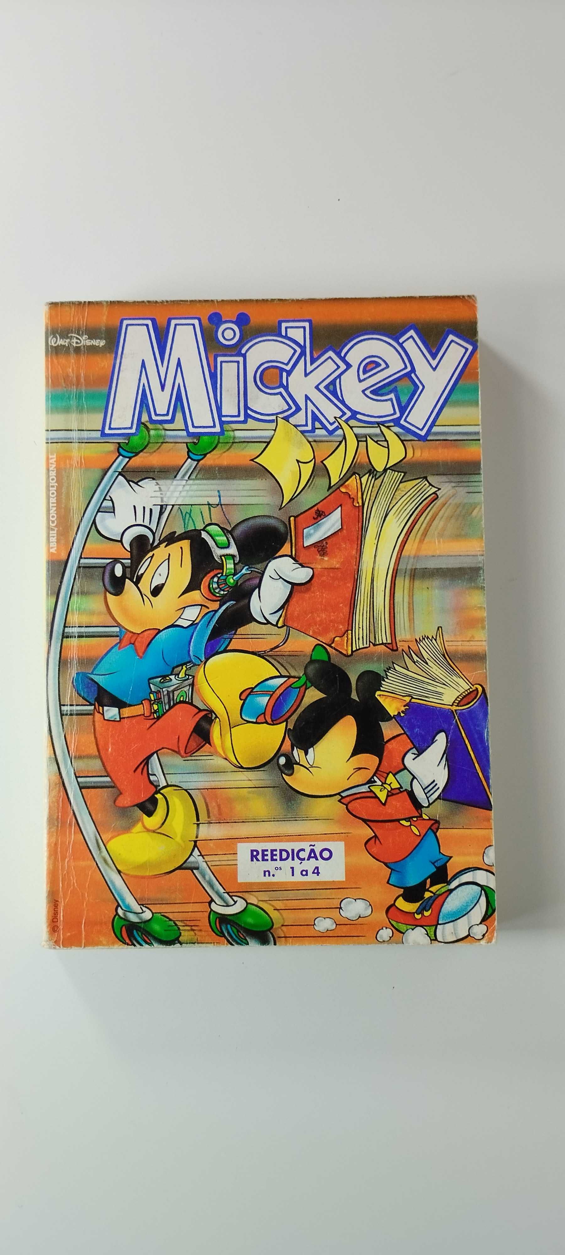 Disney Mickey Reedição N1 a 4 Banda Desenhada