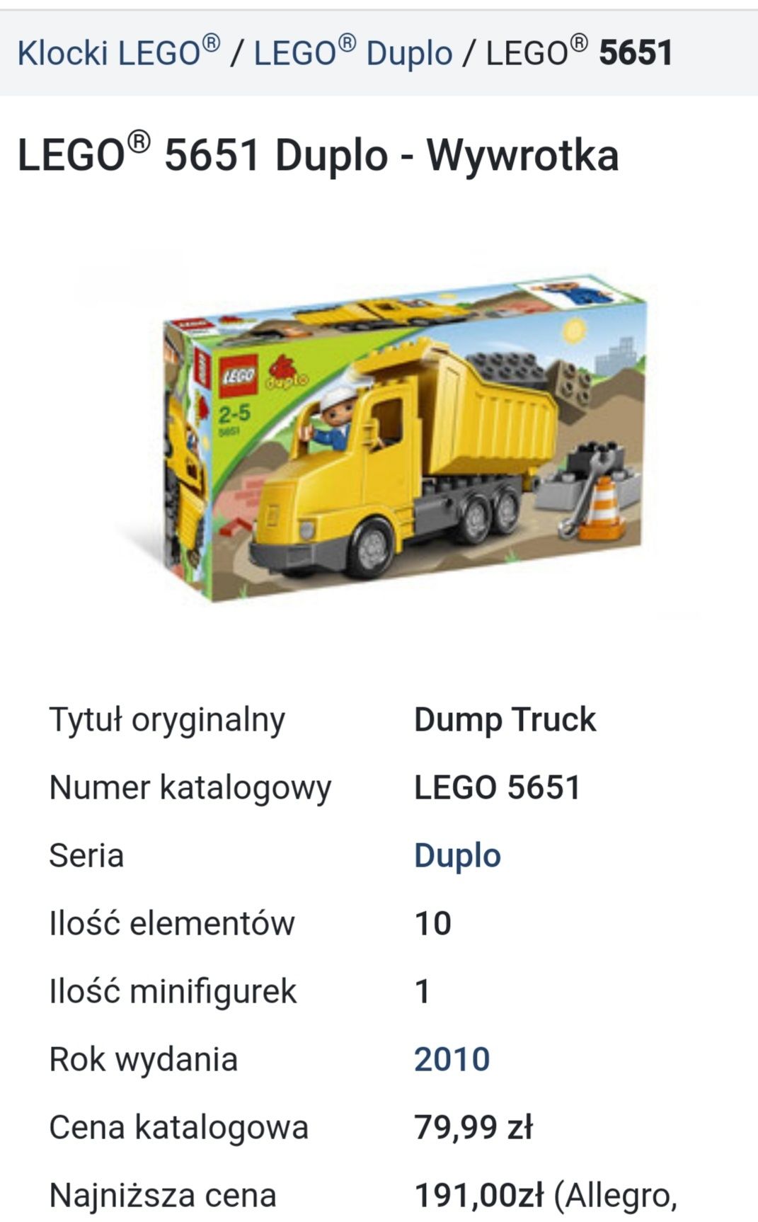 Lego duplo 4 zestawy