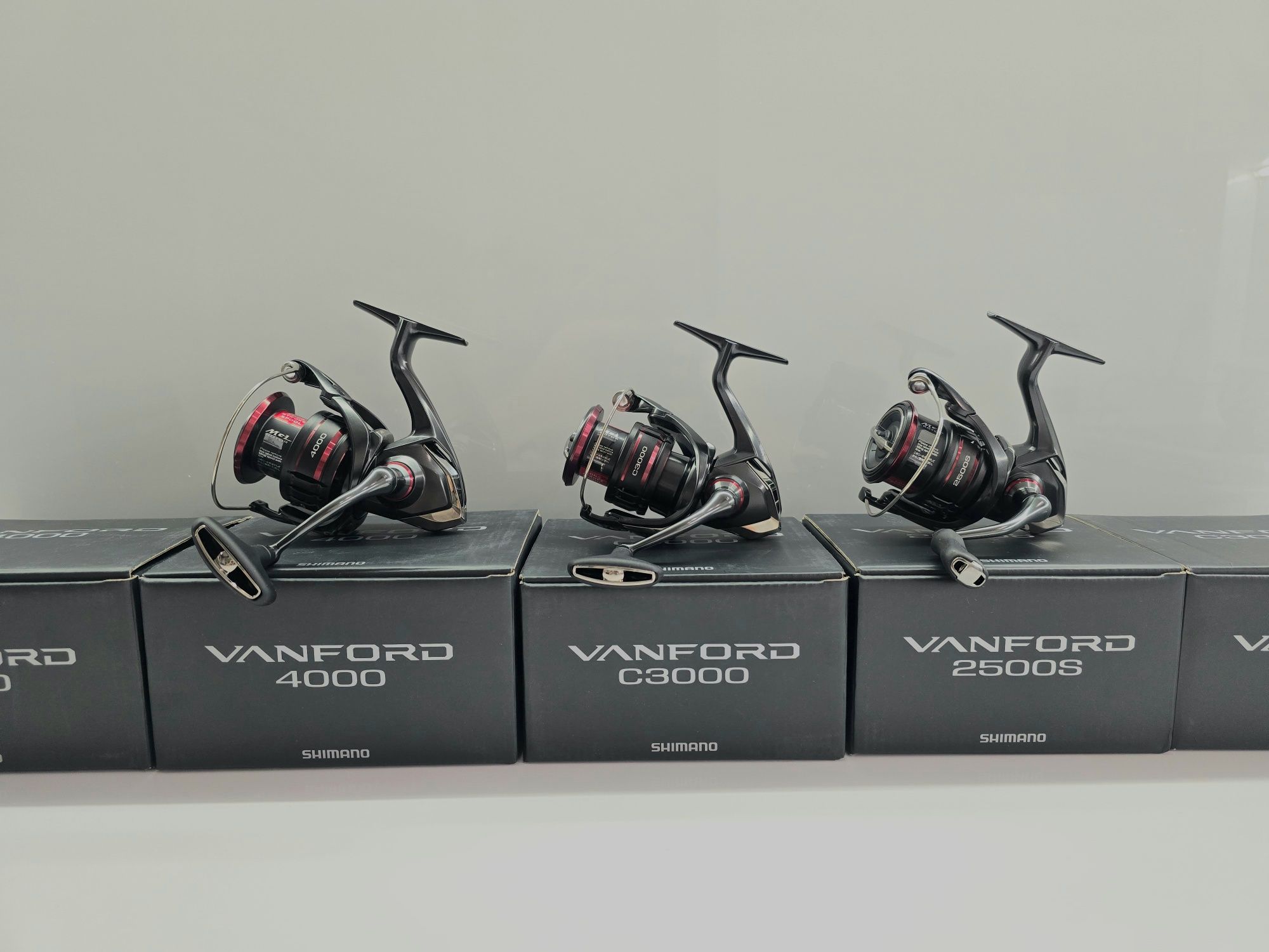 Shimano Vanford 4000, С 3000, 2500S, спінінгова котушка Шимано