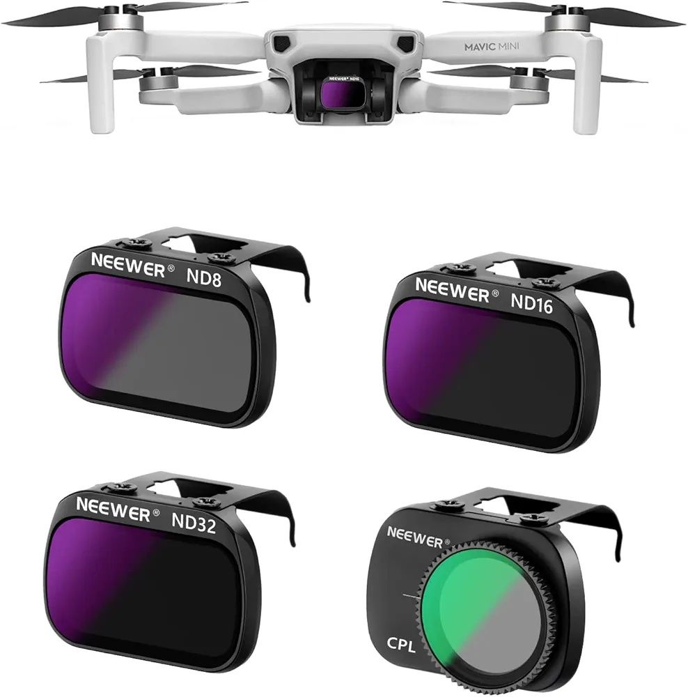 Filtry do drona Neewer 4szt kompatybilny z DJI Mavic Mini /2 /Se B339
