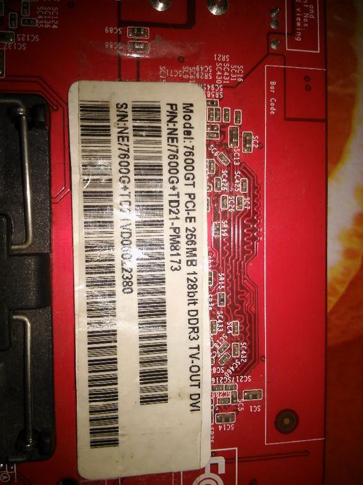 Продам видео карту Palit GeForce® 7600 GT 256 Мб GDDR3