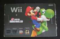 Nintendo Wii NTSC completa com caixa e manuais e jogo Mario