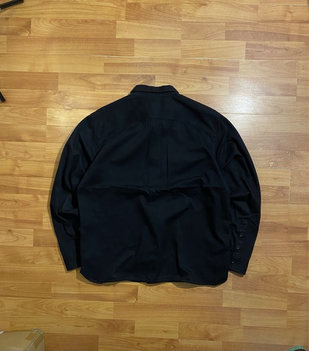 (M-L) WRENCHMONKEES MOTORCYCLE Черная рубашка овершот jacket харингтон