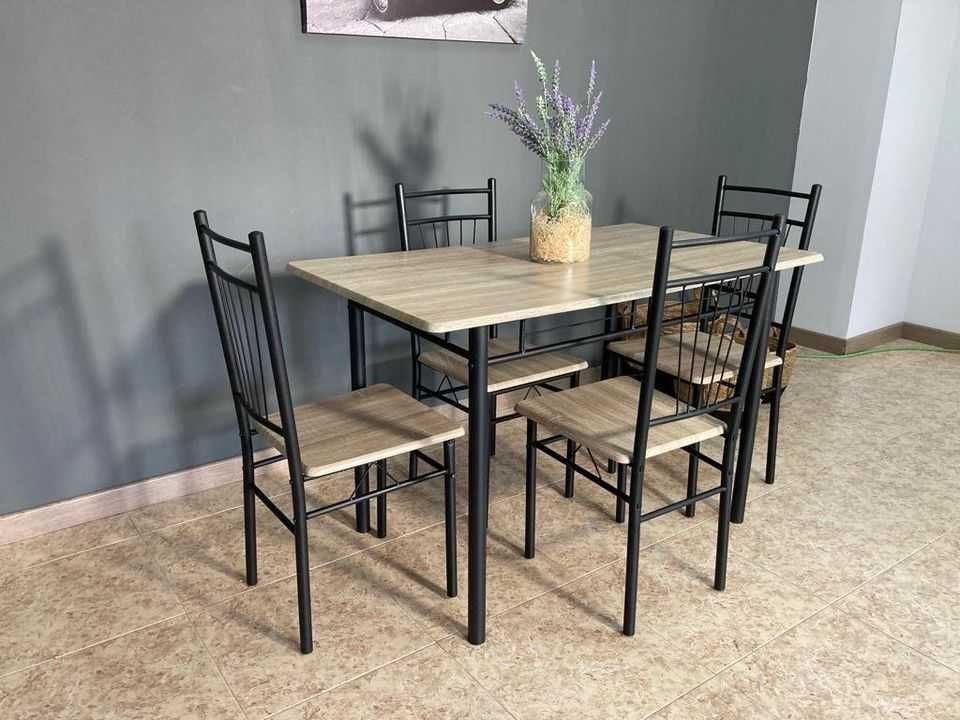 ¡nova! mesa cozinha com 4 cadeiras - ENTREGA GRATIS
